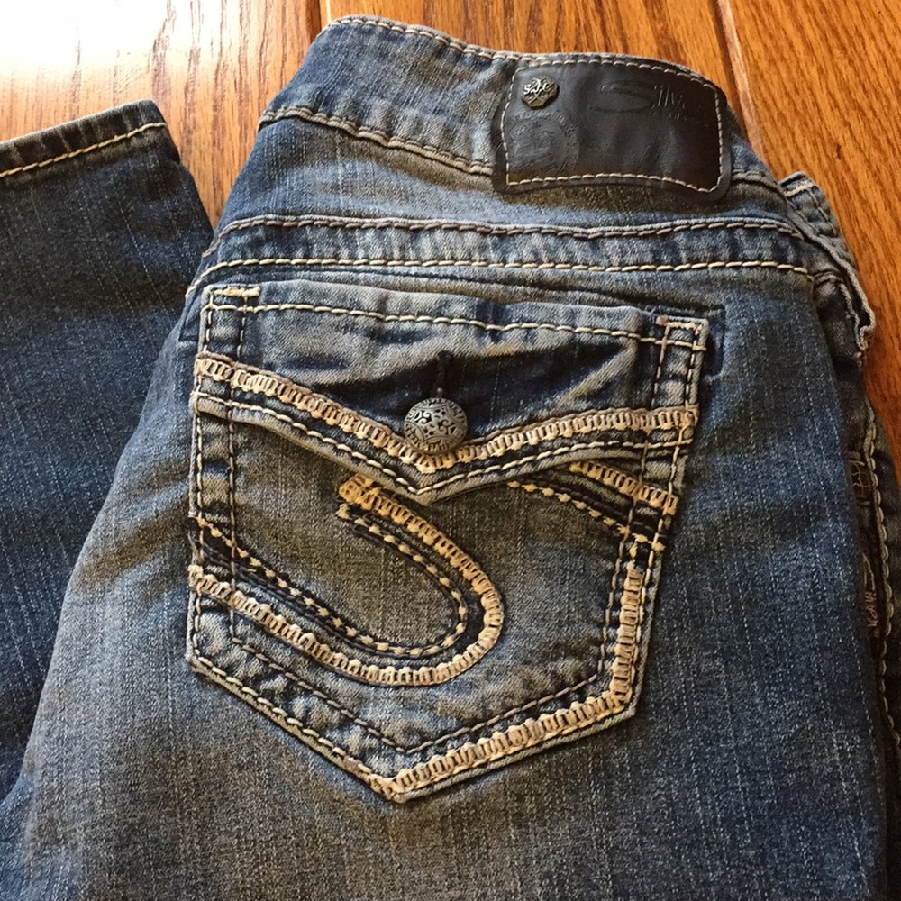 Silver jeans